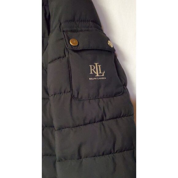 Ralph Lauren Black Puffer Jacket Size SP - Picture 3 of 5